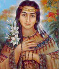 St. Kateri Tekakwitha Portrait: 17th Century Mohawk Dress