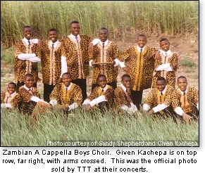 Zambian A Cappella Boys Choir