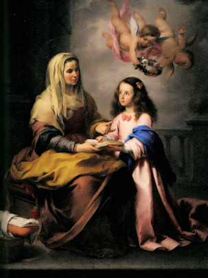 Murillo, Saint Anne Instructing the Virgin, late 17th century