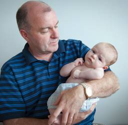 Phil Lawler with his grandson